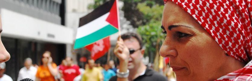 Acto de Hamas en Palestina