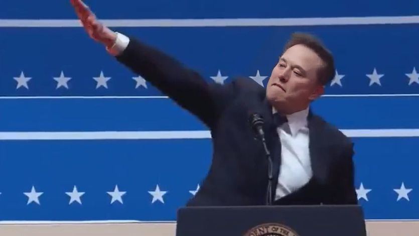 Elon Musk y su polémico saludo