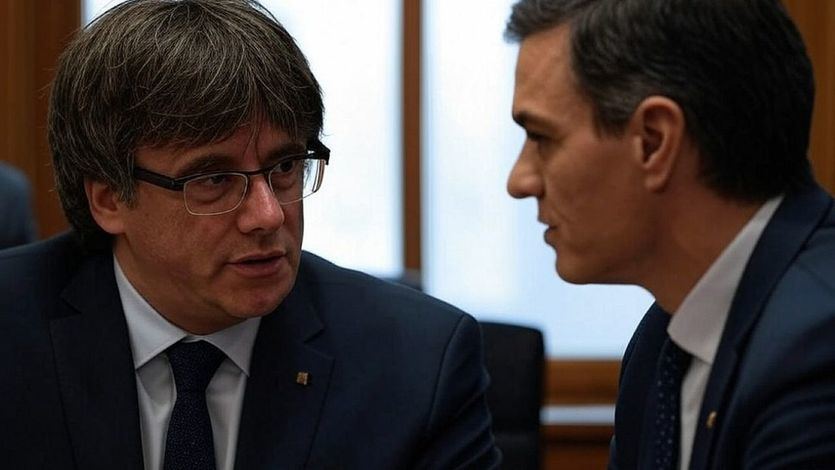 Pedro Sánchez y Carles Puigdemont 