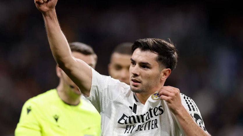 Brahim Díaz, celebrando un gol