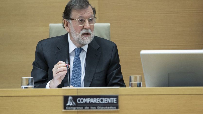 Mariano Rajoy, compareciendo en el Congreso