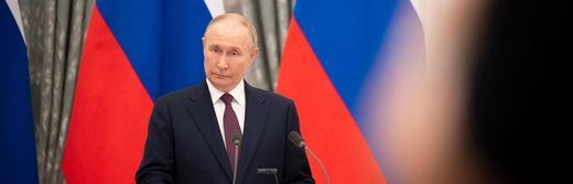 Una rueda de prensa de Vladimir Putin 