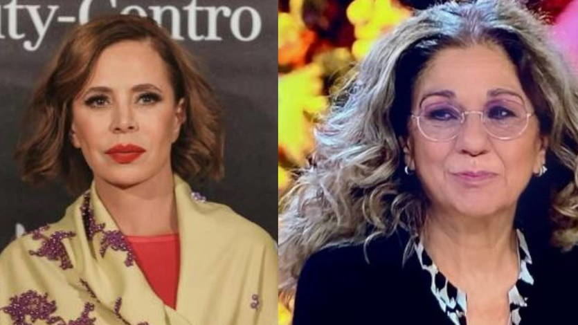 Agatha Ruiz de la Prada, diseñadora española y Lolita Flores, cantante