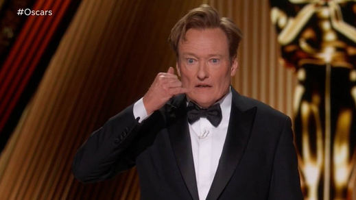 El humorista Conan O'Brien presentó la gala de los Oscars