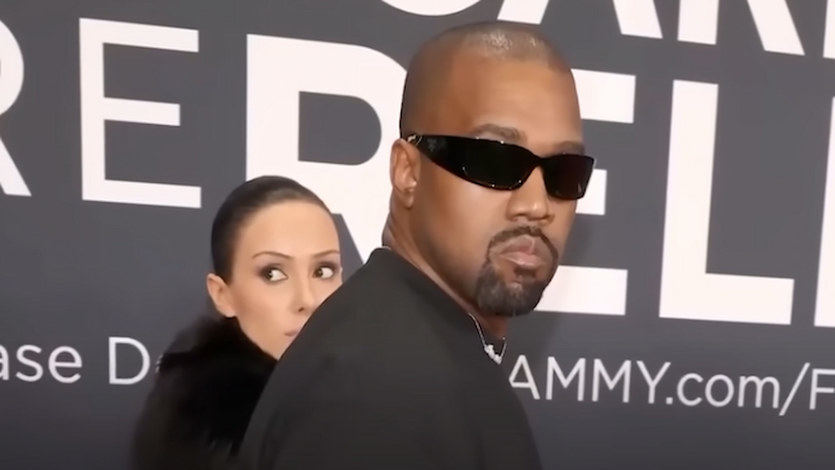 Kanye West y Bianca Censori en los Grammy