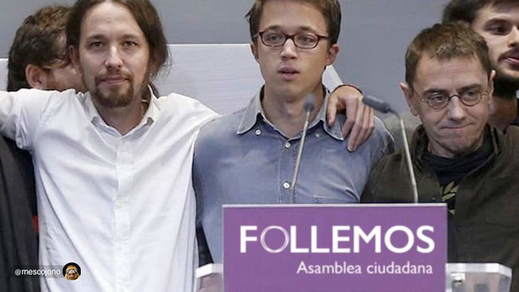 Meme sobre Podemos