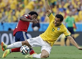Brasil sigue jugando de auténtica pena... pero también sigue ganando: 2-1 a Colombia y a semifinales de 'su' Mundial