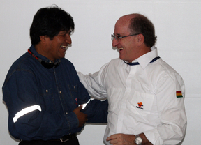 Antonio Brufau ratifica ante Evo Morales las inversiones de Repsol en Bolivia