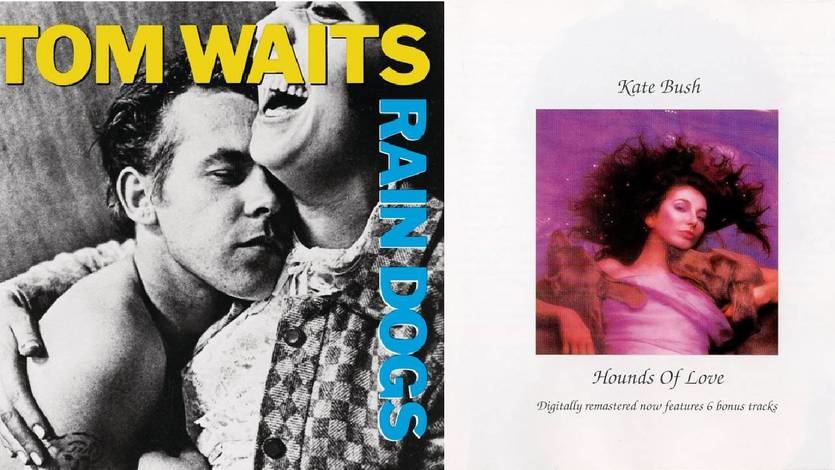 Portadas de 'Rain Dogs' y 'Hounds Of Love'